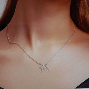 New Lauren Spencer Aquarius Horoscope Pendant Charm Chain Necklace.